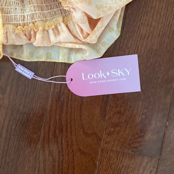 Look Sky Rouched Dress - Picture 2 of 2